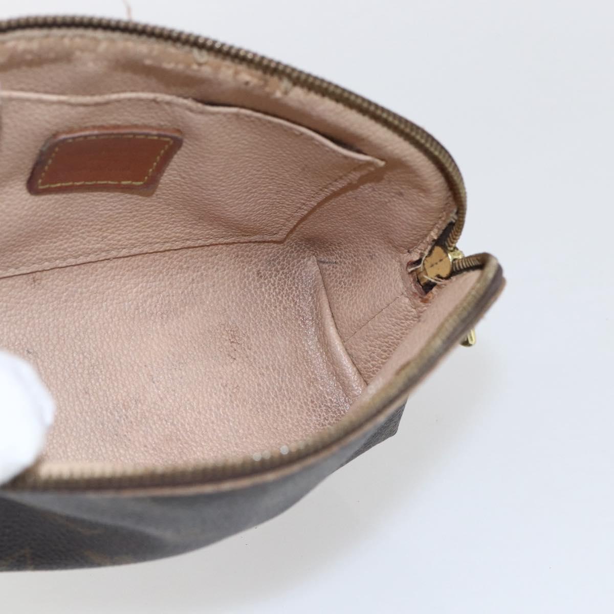 LOUIS VUITTON Monogram Pochette Cosmetic PM Cosmetic Pouch M47515 Auth BA10171