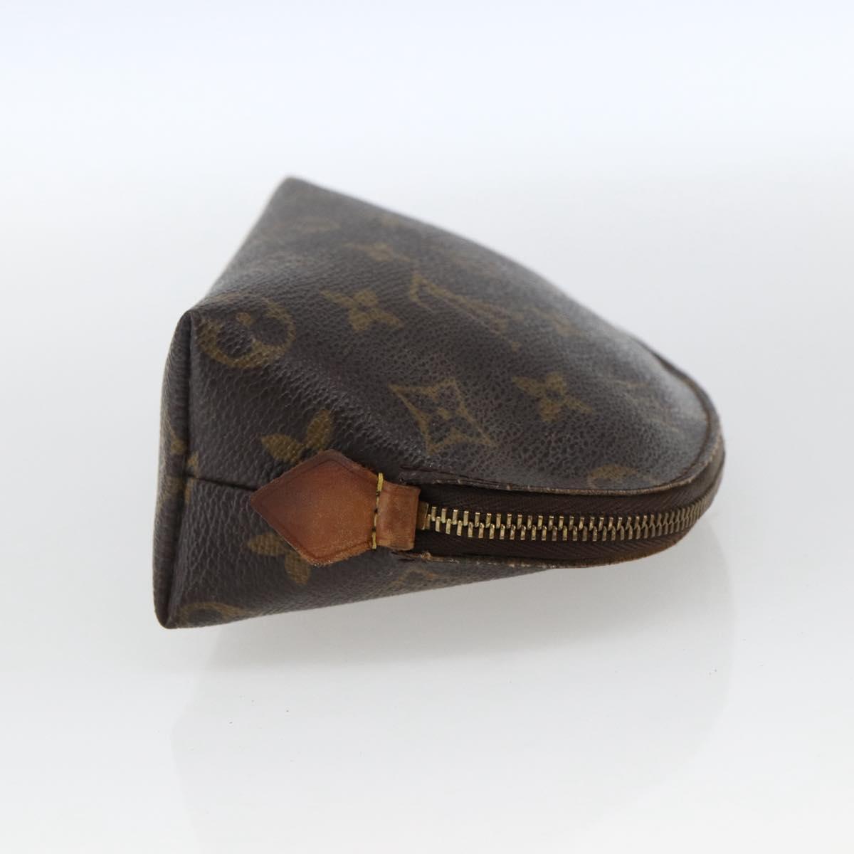 LOUIS VUITTON Monogram Pochette Cosmetic PM Cosmetic Pouch M47515 Auth BA10171