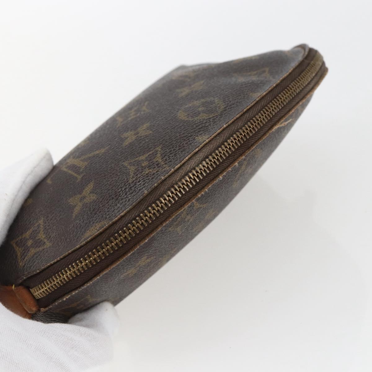 LOUIS VUITTON Monogram Pochette Cosmetic PM Cosmetic Pouch M47515 Auth BA10171