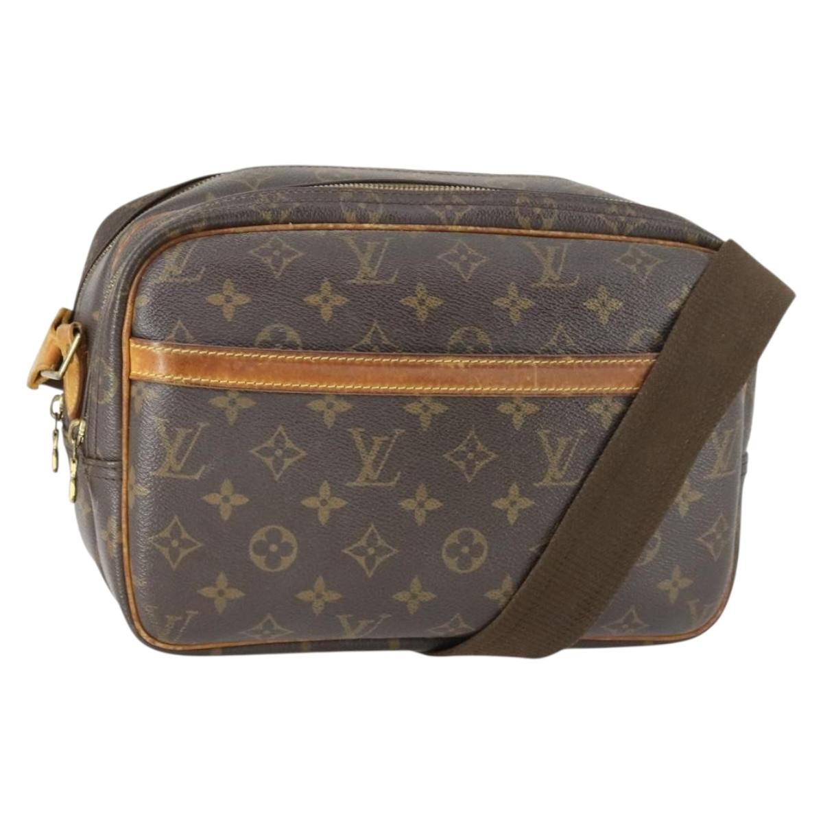 LOUIS VUITTON Monogram Reporter PM Shoulder Bag M45254 LV Auth BA10174