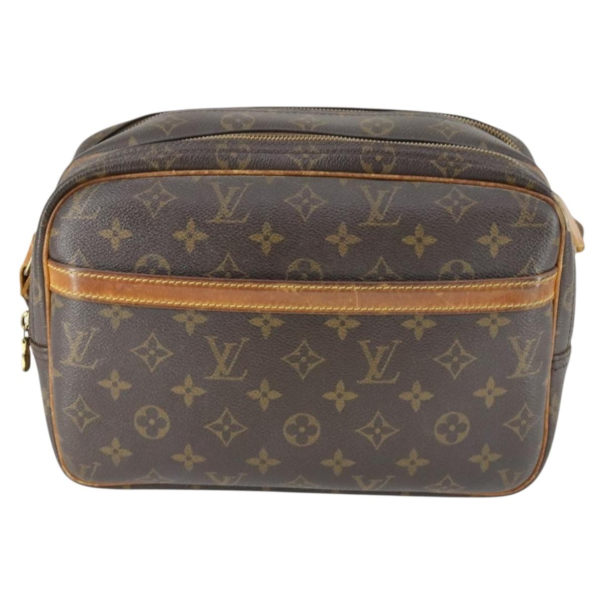 LOUIS VUITTON Monogram Reporter PM Shoulder Bag M45254 LV Auth BA10174