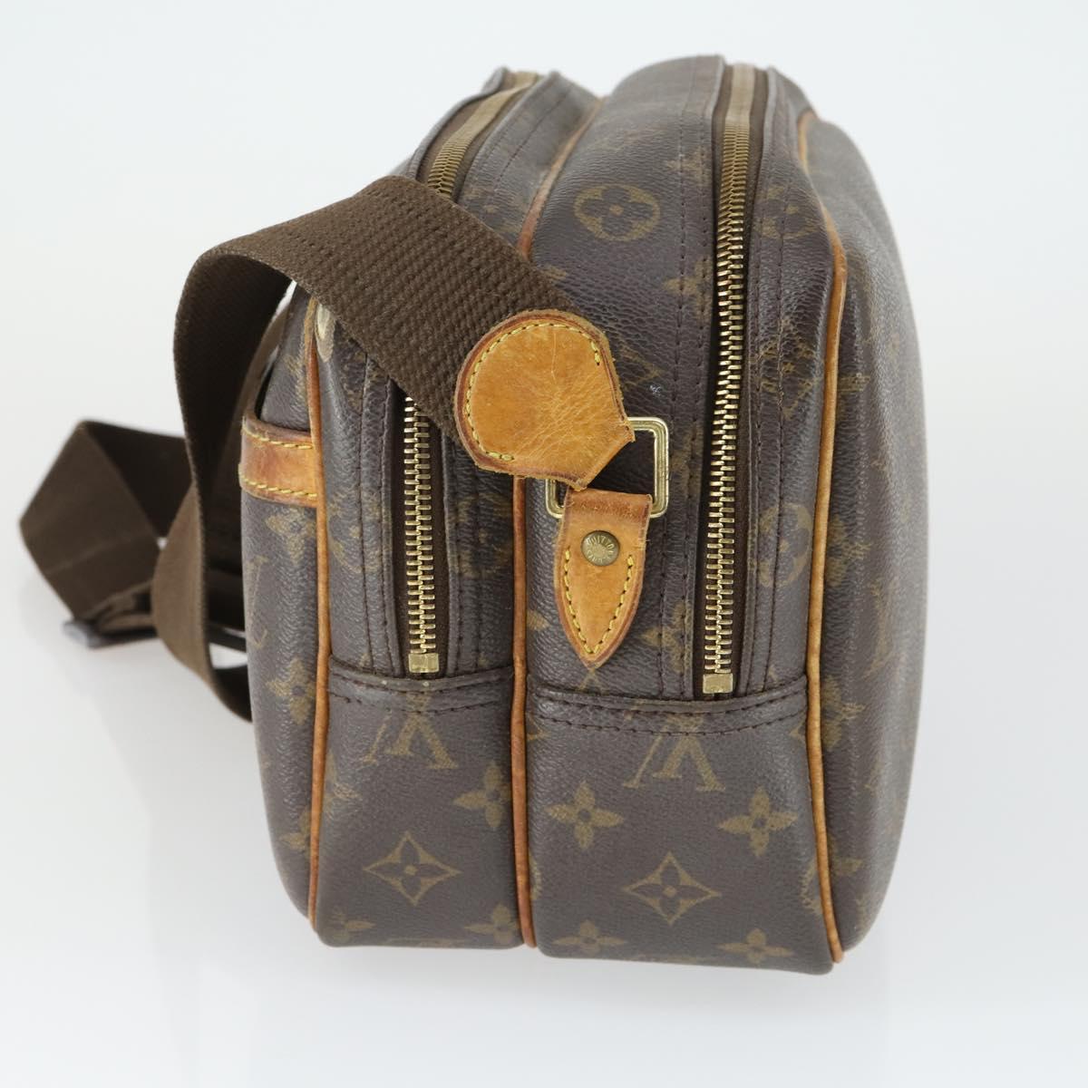 LOUIS VUITTON Monogram Reporter PM Shoulder Bag M45254 LV Auth BA10174
