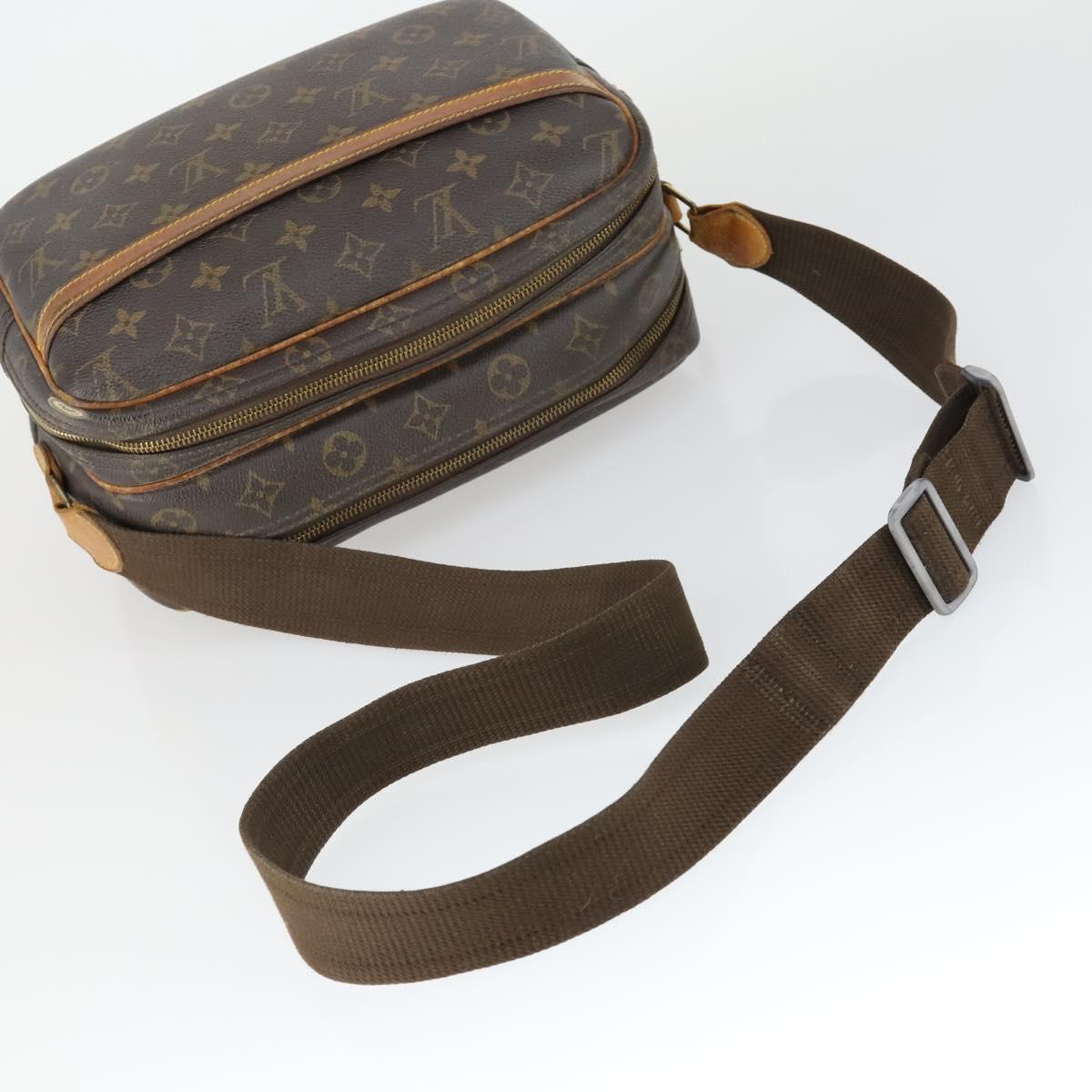 LOUIS VUITTON Monogram Reporter PM Shoulder Bag M45254 LV Auth BA10174
