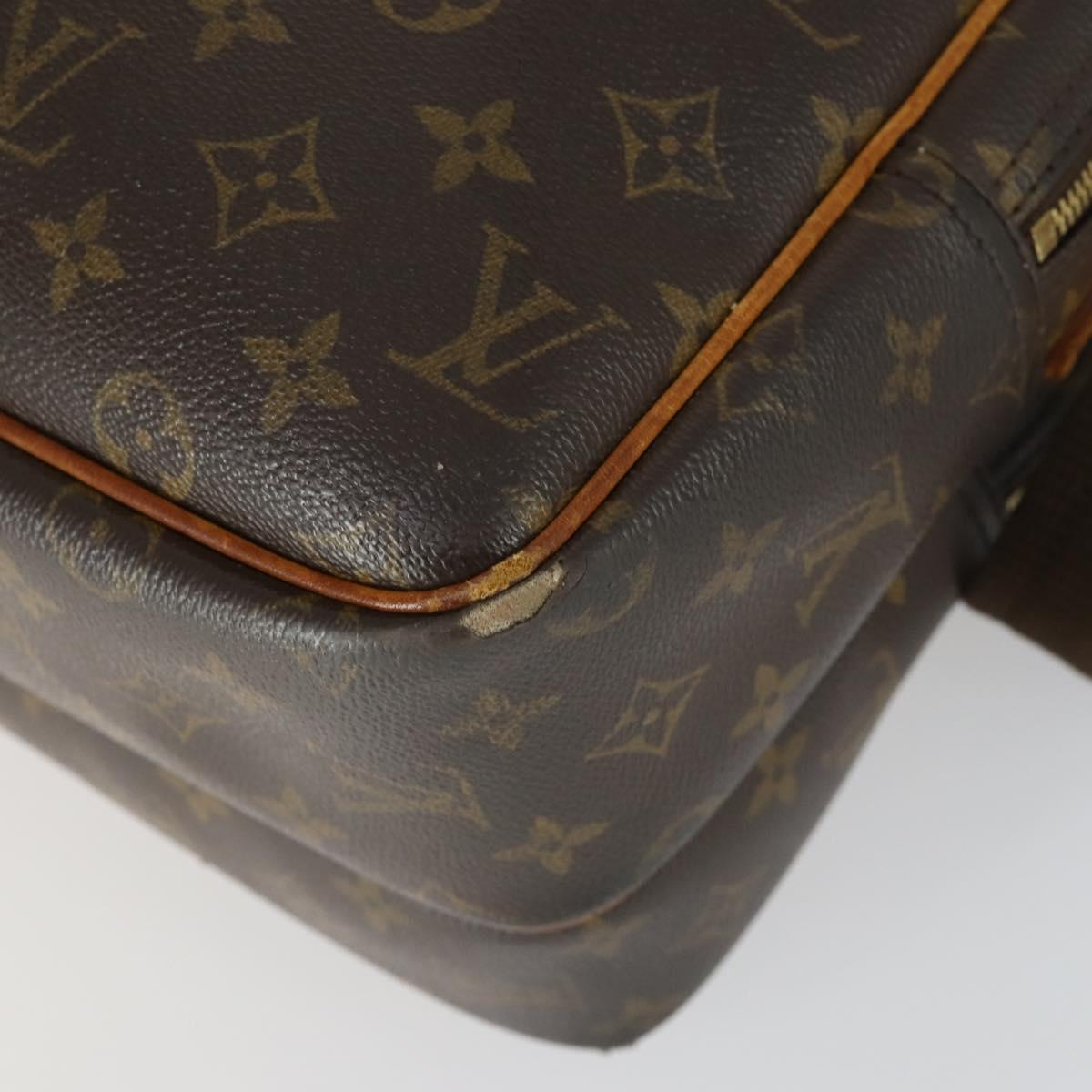 LOUIS VUITTON Monogram Reporter GM Shoulder Bag M45252 LV Auth BA10175