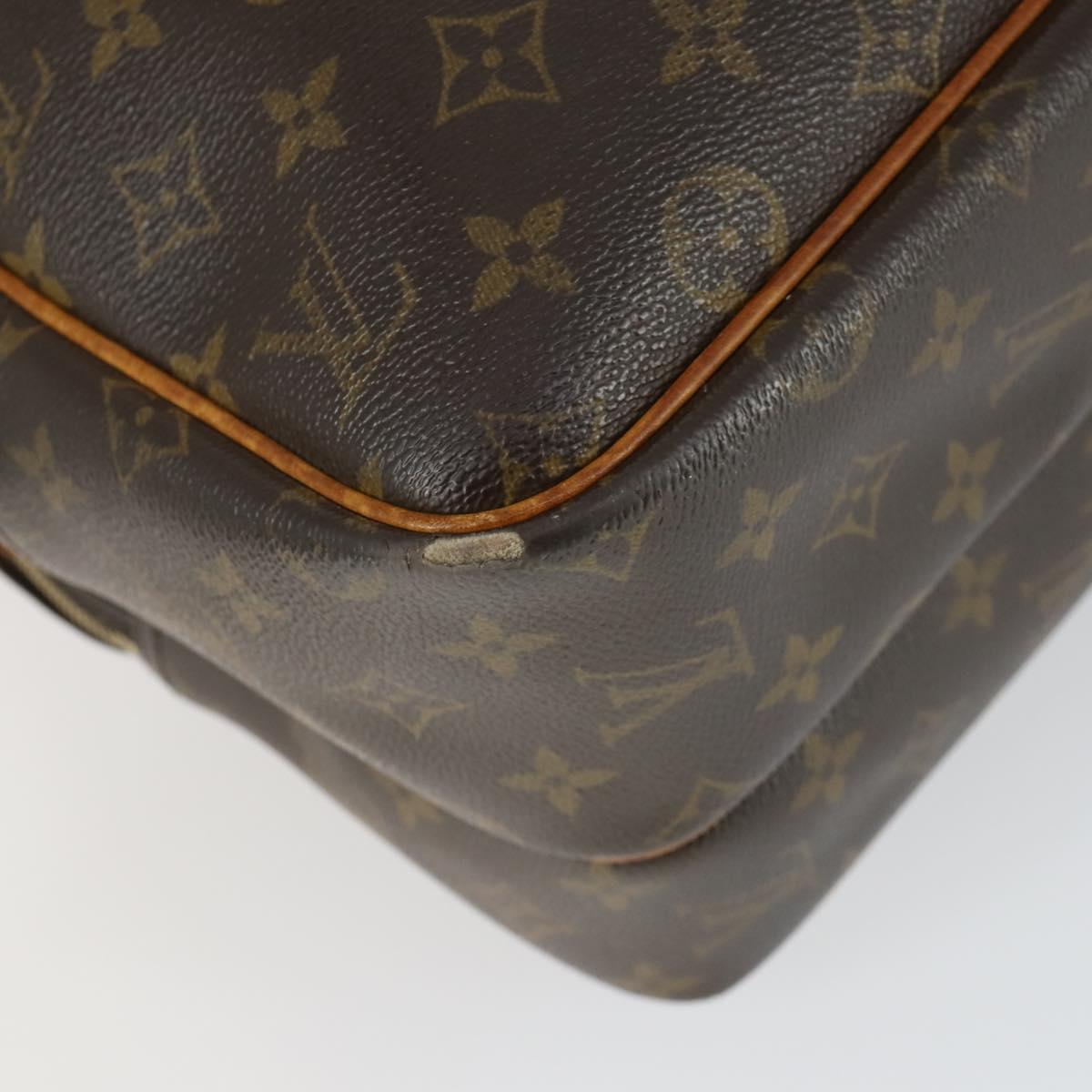 LOUIS VUITTON Monogram Reporter GM Shoulder Bag M45252 LV Auth BA10175