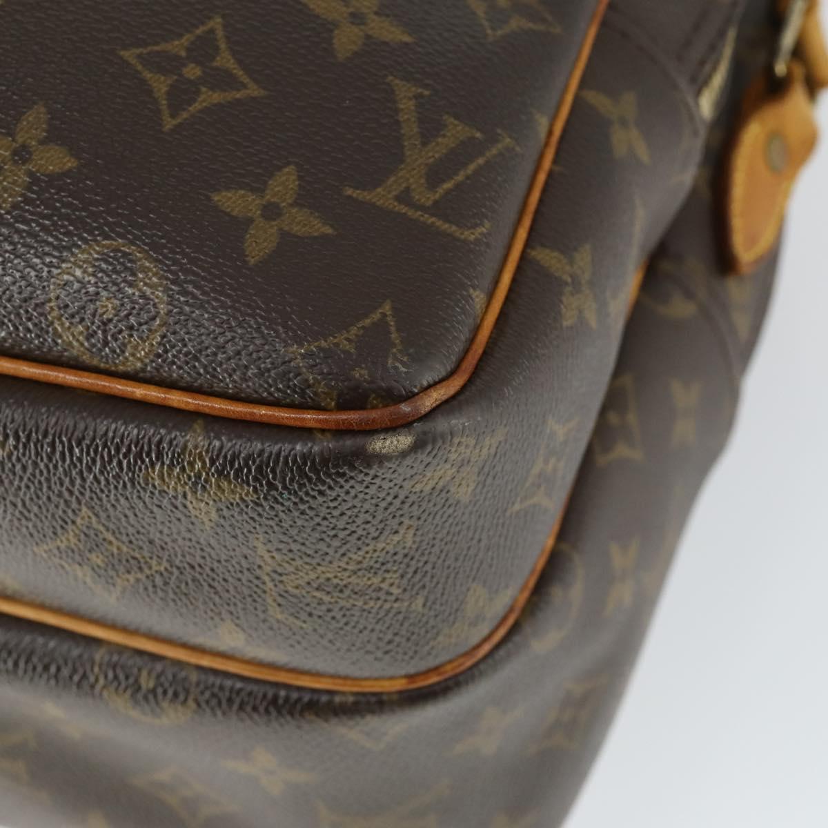 LOUIS VUITTON Monogram Reporter GM Shoulder Bag M45252 LV Auth BA10175