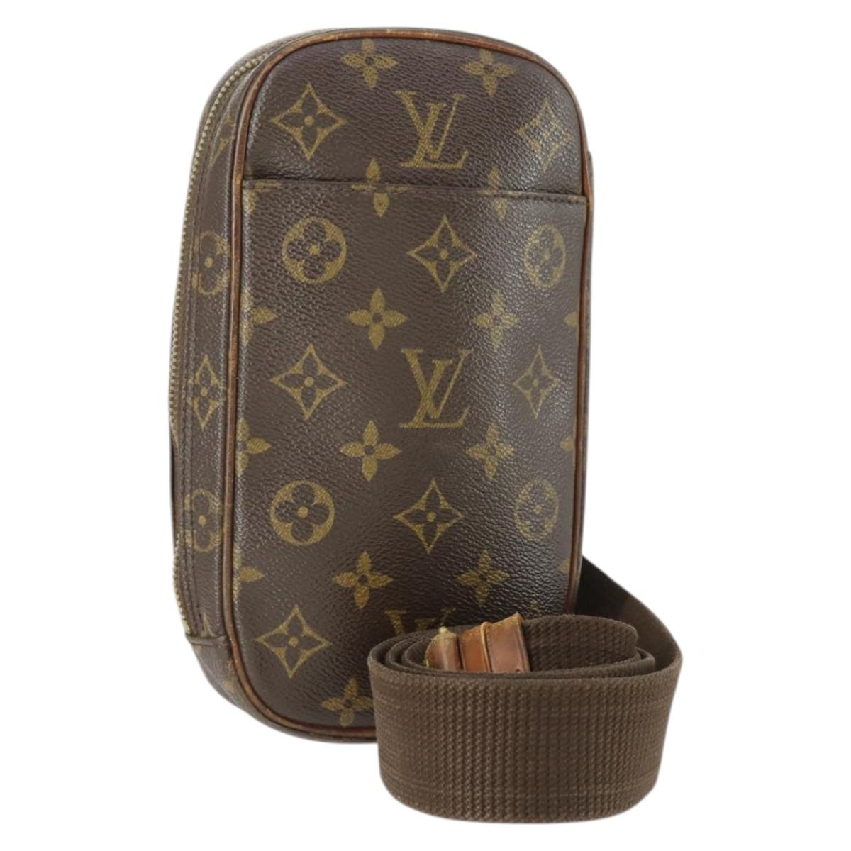 LOUIS VUITTON Monogram Pochette Gange Shoulder Bag M51870 LV Auth BA10180
