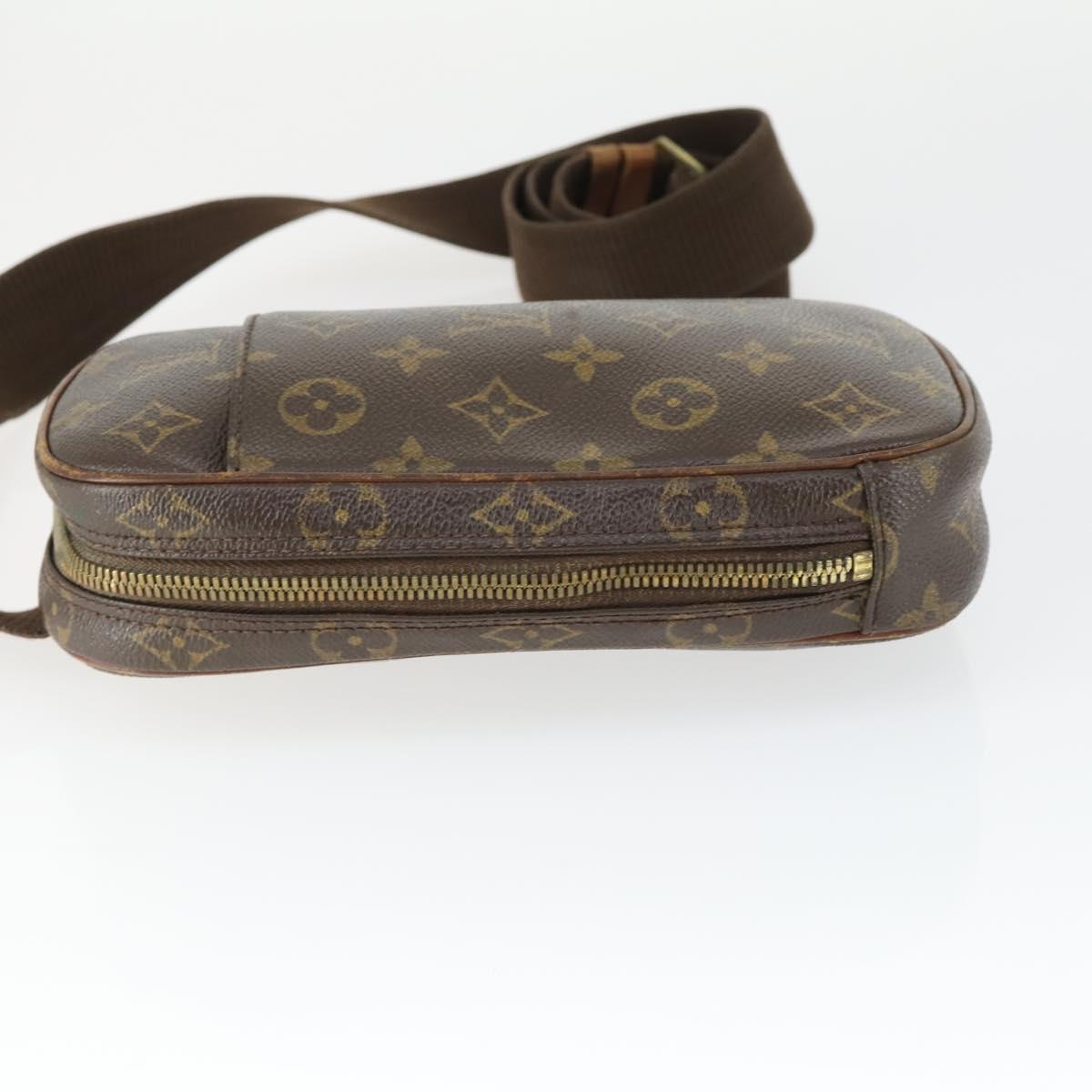LOUIS VUITTON Monogram Pochette Gange Shoulder Bag M51870 LV Auth BA10180