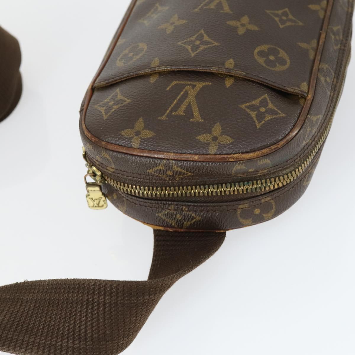LOUIS VUITTON Monogram Pochette Gange Shoulder Bag M51870 LV Auth BA10180