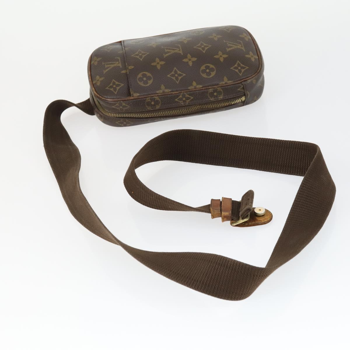 LOUIS VUITTON Monogram Pochette Gange Shoulder Bag M51870 LV Auth BA10180