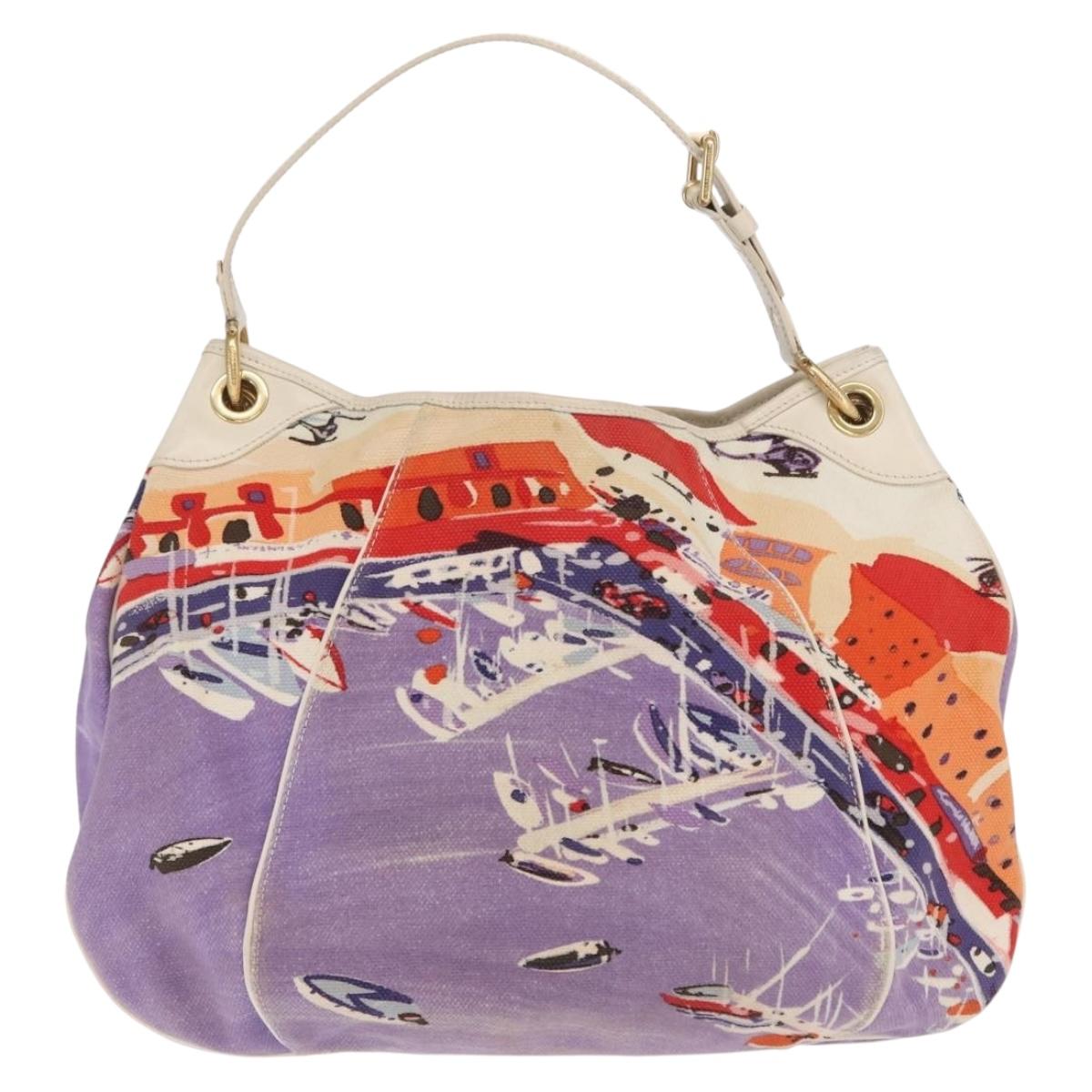 LOUIS VUITTON Cruise line Galliera Riviera GM Bag Purple M95805 LV Auth BA10183