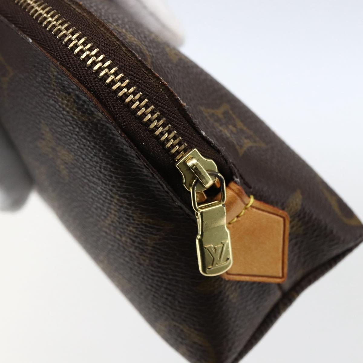 LOUIS VUITTON Monogram Pochette Cosmetic PM Cosmetic Pouch M47515 Auth BA10189