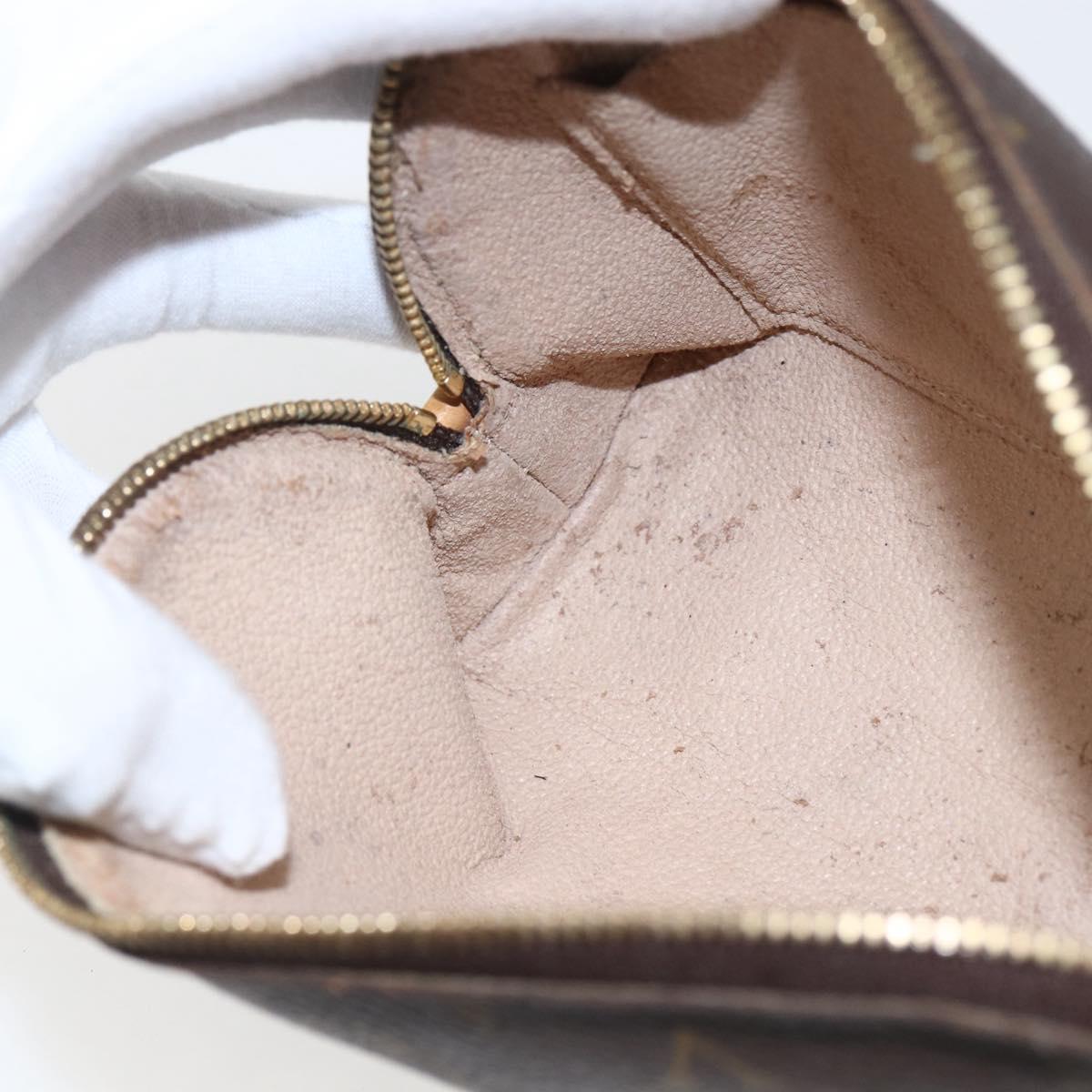 LOUIS VUITTON Monogram Pochette Cosmetic PM Cosmetic Pouch M47515 Auth BA10189