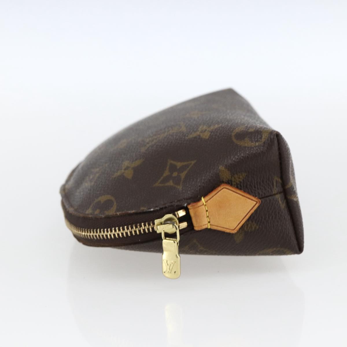LOUIS VUITTON Monogram Pochette Cosmetic PM Cosmetic Pouch M47515 Auth BA10189