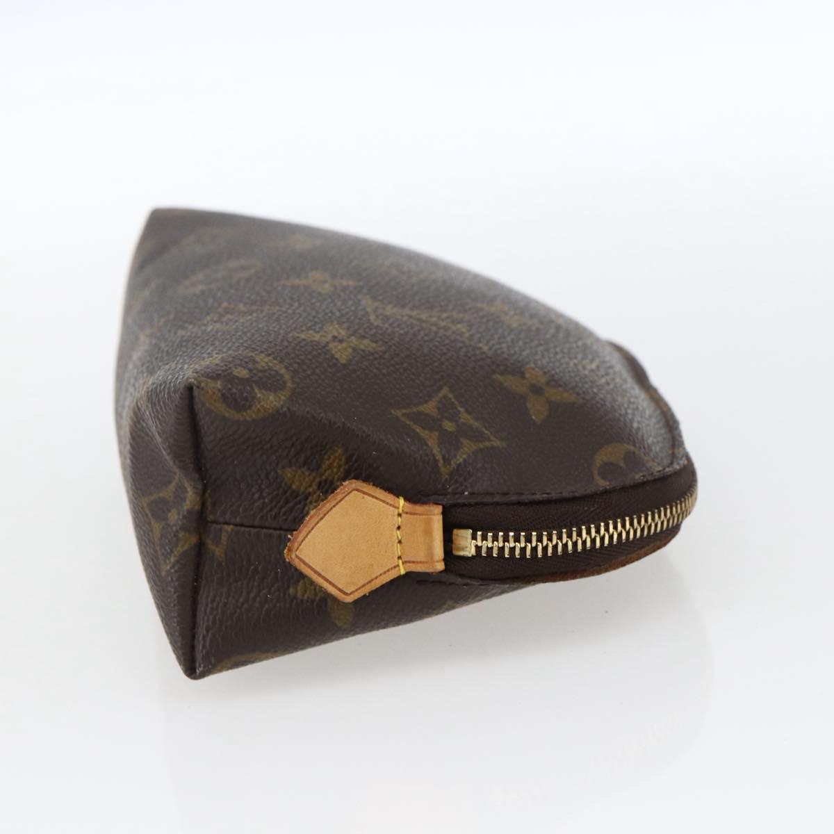 LOUIS VUITTON Monogram Pochette Cosmetic PM Cosmetic Pouch M47515 Auth BA10189