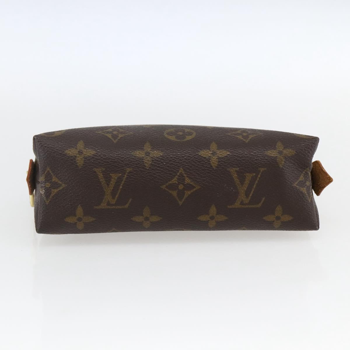LOUIS VUITTON Monogram Pochette Cosmetic PM Cosmetic Pouch M47515 Auth BA10189