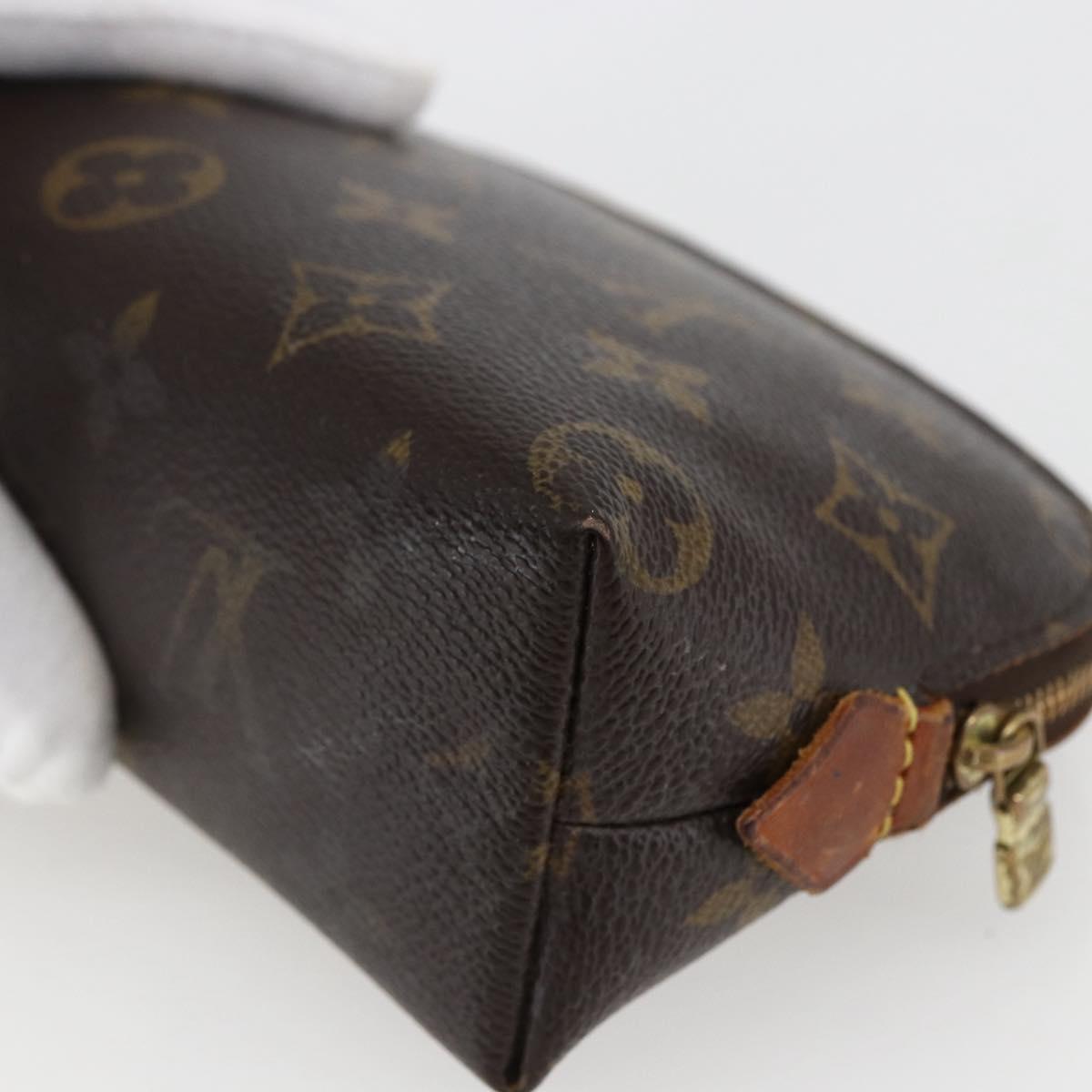 LOUIS VUITTON Monogram Pochette Cosmetic PM Cosmetic Pouch M47515 Auth BA10190