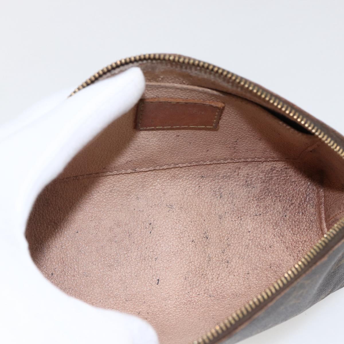 LOUIS VUITTON Monogram Pochette Cosmetic PM Cosmetic Pouch M47515 Auth BA10190