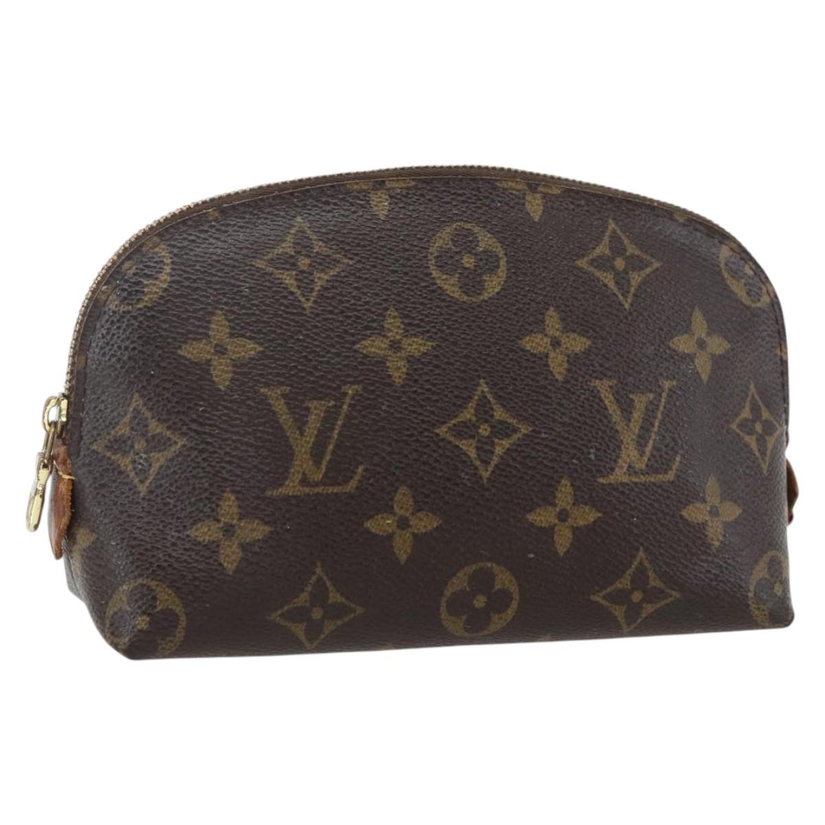 LOUIS VUITTON Monogram Pochette Cosmetic PM Cosmetic Pouch M47515 Auth BA10190