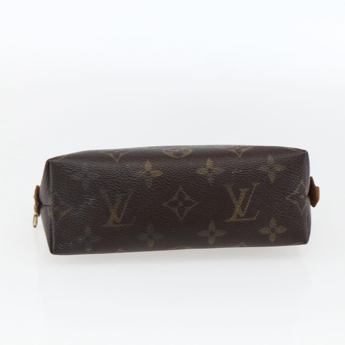 LOUIS VUITTON Monogram Pochette Cosmetic PM Cosmetic Pouch M47515 Auth BA10190