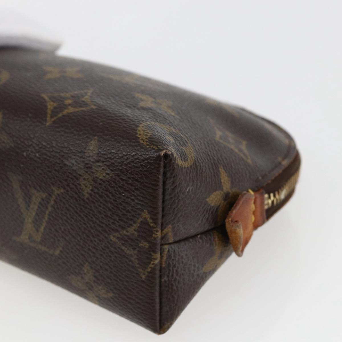 LOUIS VUITTON Monogram Pochette Cosmetic PM Cosmetic Pouch M47515 Auth BA10190