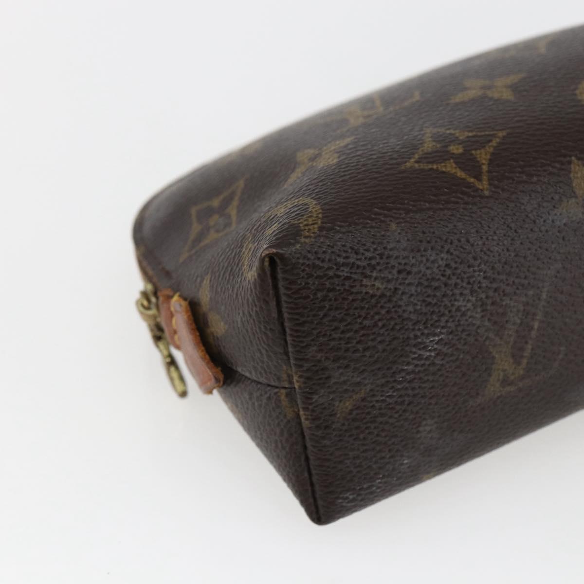 LOUIS VUITTON Monogram Pochette Cosmetic PM Cosmetic Pouch M47515 Auth BA10190