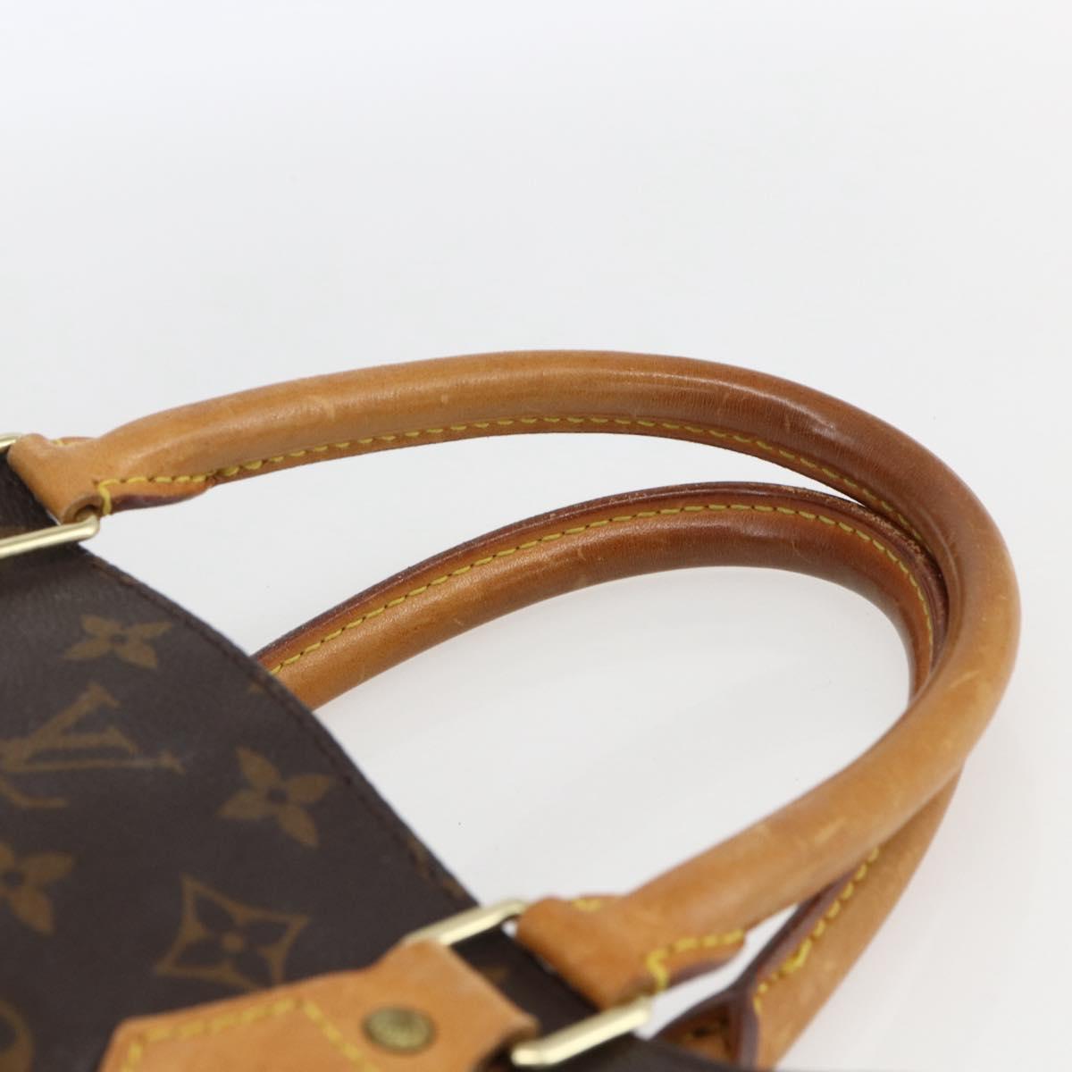 LOUIS VUITTON Monogram Sac Plat Hand Bag M51140 LV Auth BA10199