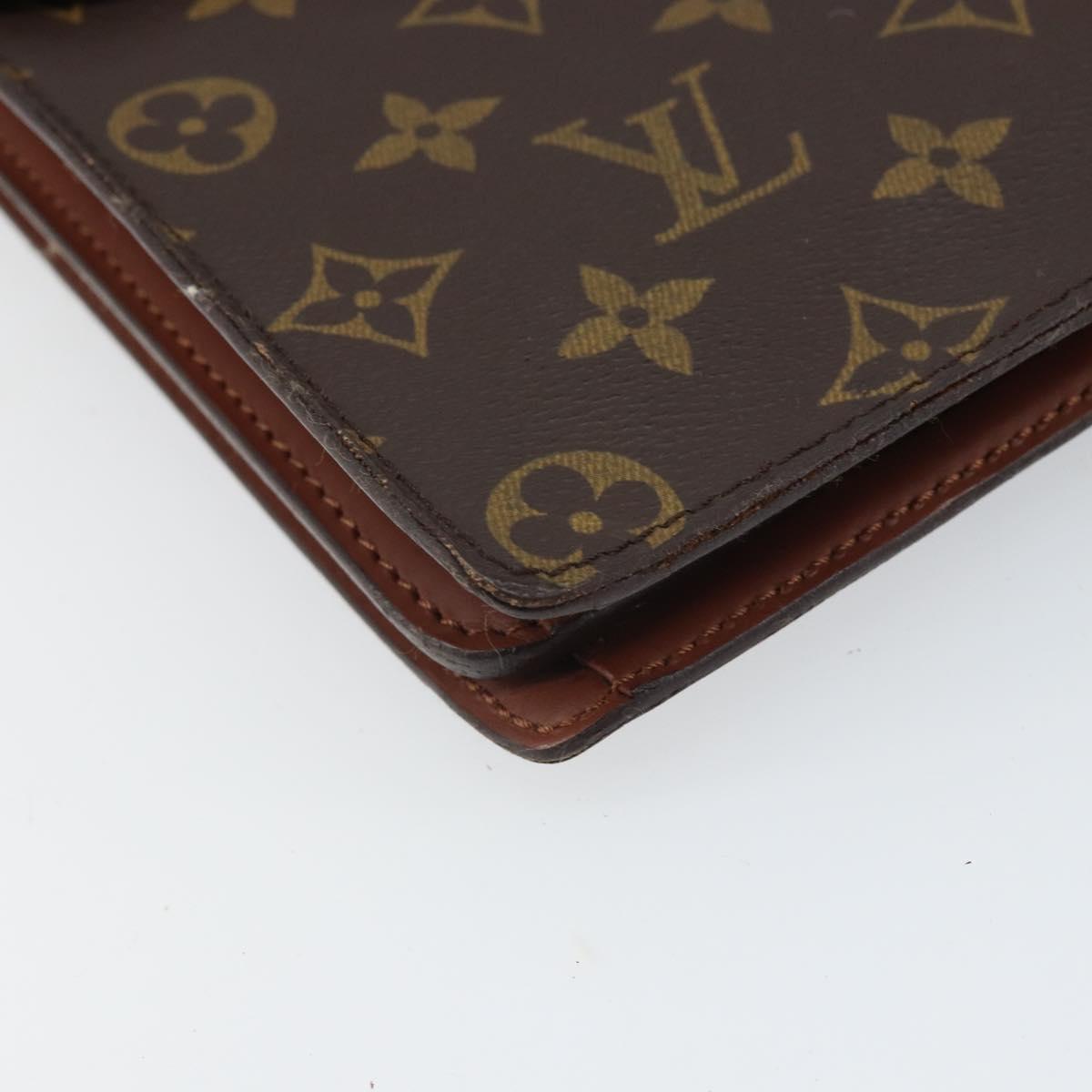 LOUIS VUITTON Monogram Concorde Hand Bag M51190 LV Auth BA10206