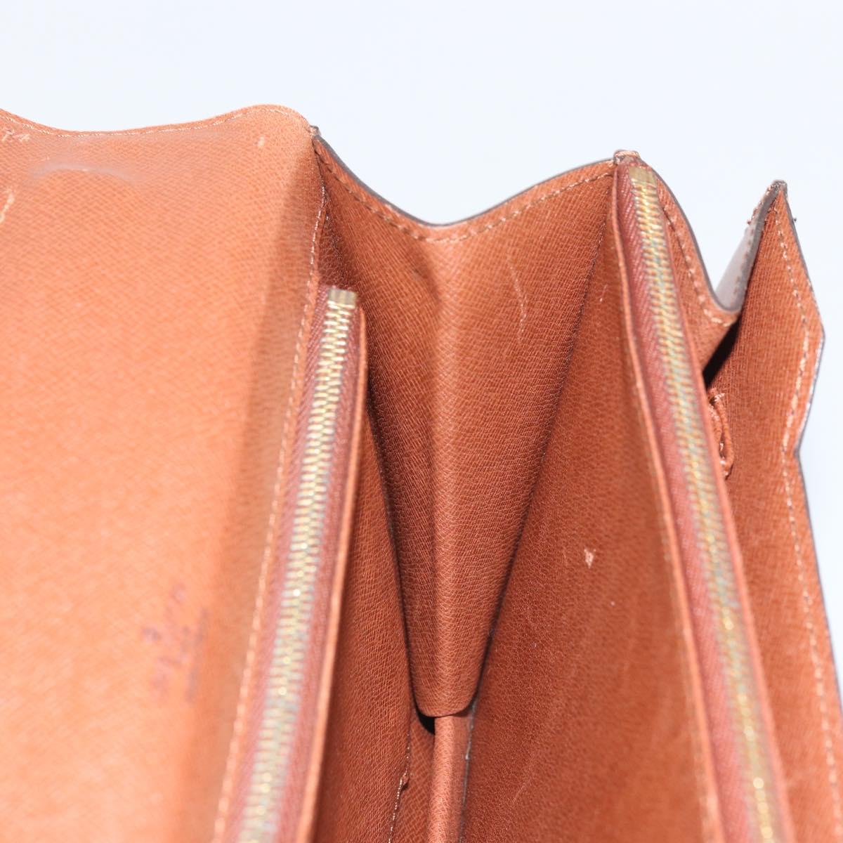 LOUIS VUITTON Monogram Concorde Hand Bag M51190 LV Auth BA10206