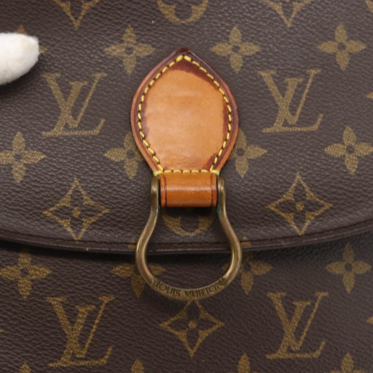 LOUIS VUITTON Monogram Saint Cloud MM Shoulder Bag M51243 LV Auth BA10213
