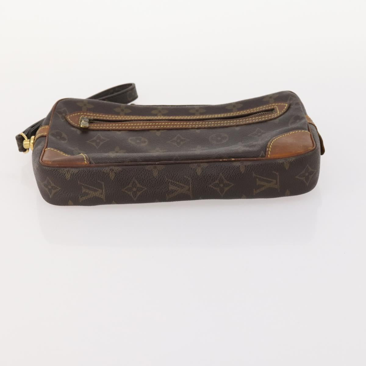 LOUIS VUITTON Monogram Clutch Bag 2 Set LV Auth BA10214