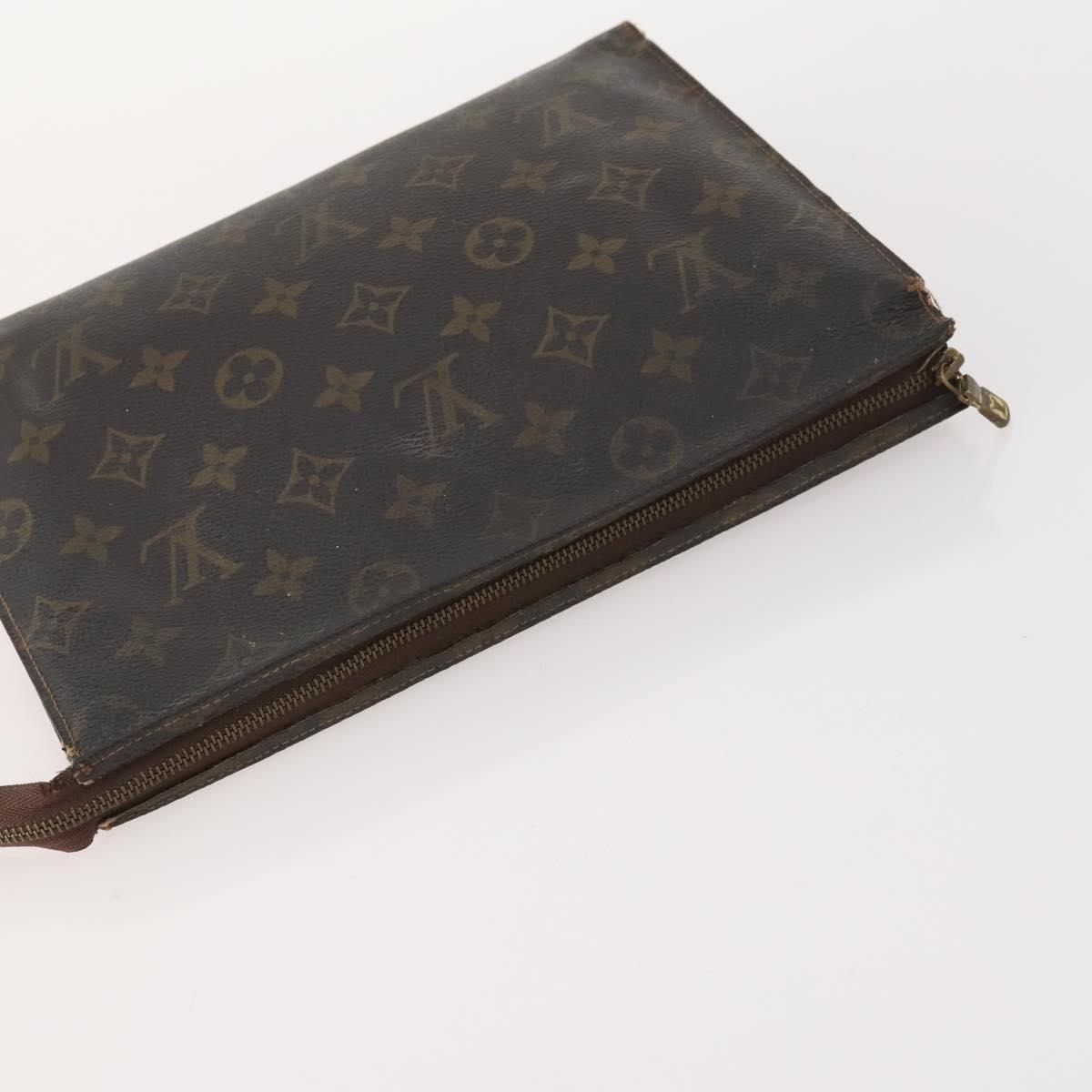 LOUIS VUITTON Monogram Clutch Bag 2 Set LV Auth BA10214