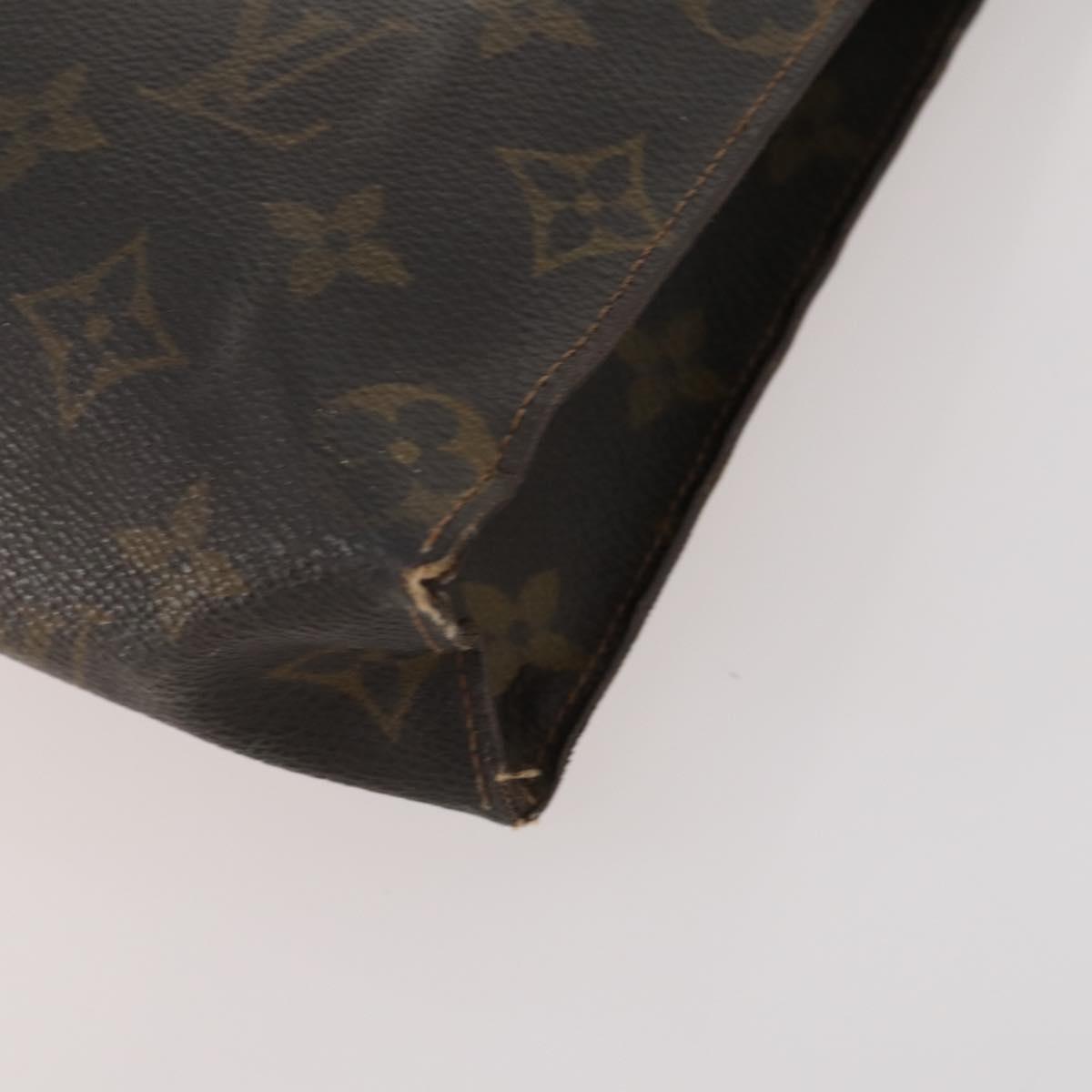 LOUIS VUITTON Monogram Clutch Bag 2 Set LV Auth BA10214