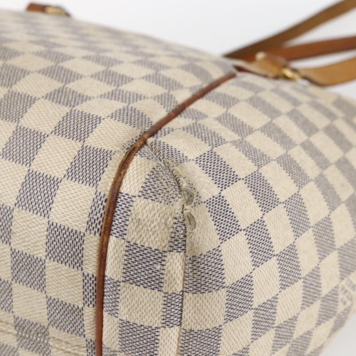 LOUIS VUITTON Damier Azur Totally MM Tote Bag N51262 LV Auth BA10217