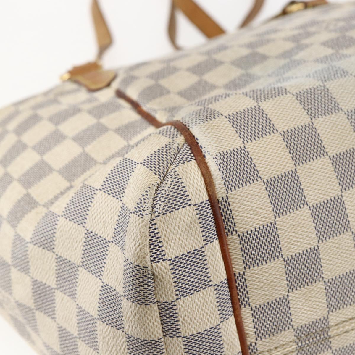 LOUIS VUITTON Damier Azur Totally MM Tote Bag N51262 LV Auth BA10217