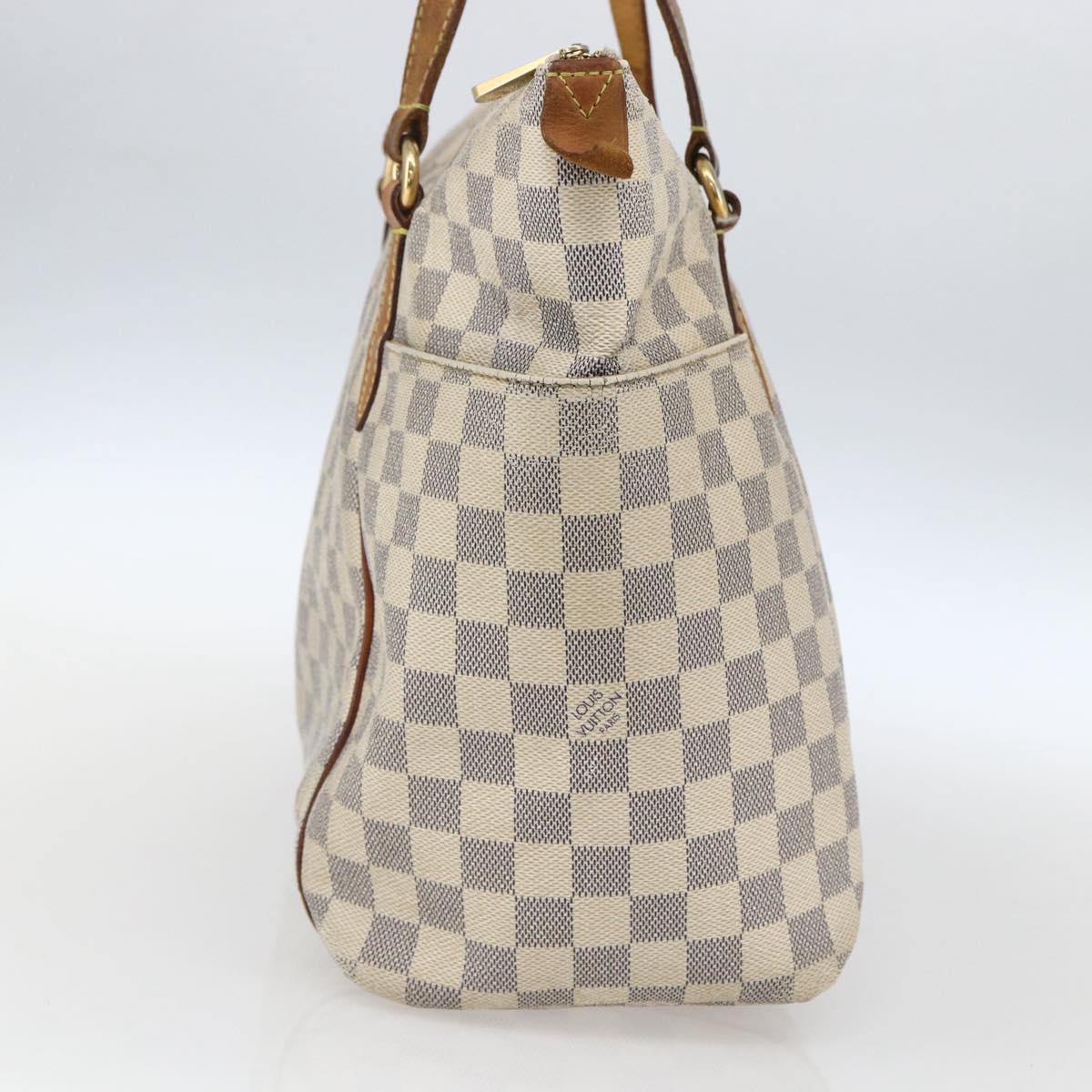 LOUIS VUITTON Damier Azur Totally MM Tote Bag N51262 LV Auth BA10217