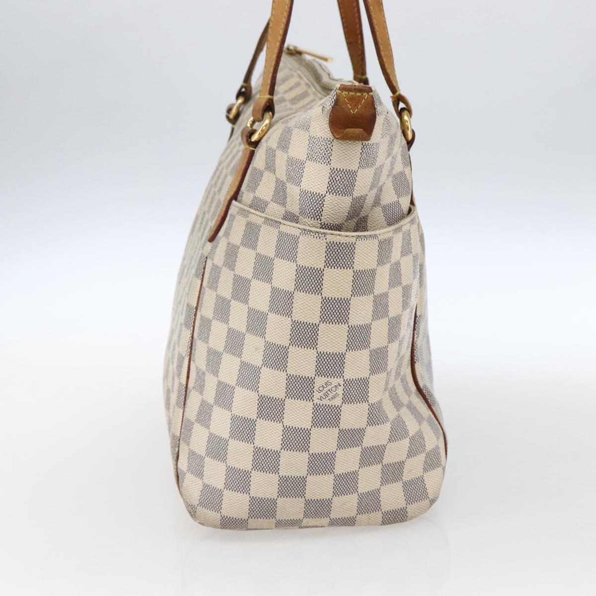 LOUIS VUITTON Damier Azur Totally MM Tote Bag N51262 LV Auth BA10217