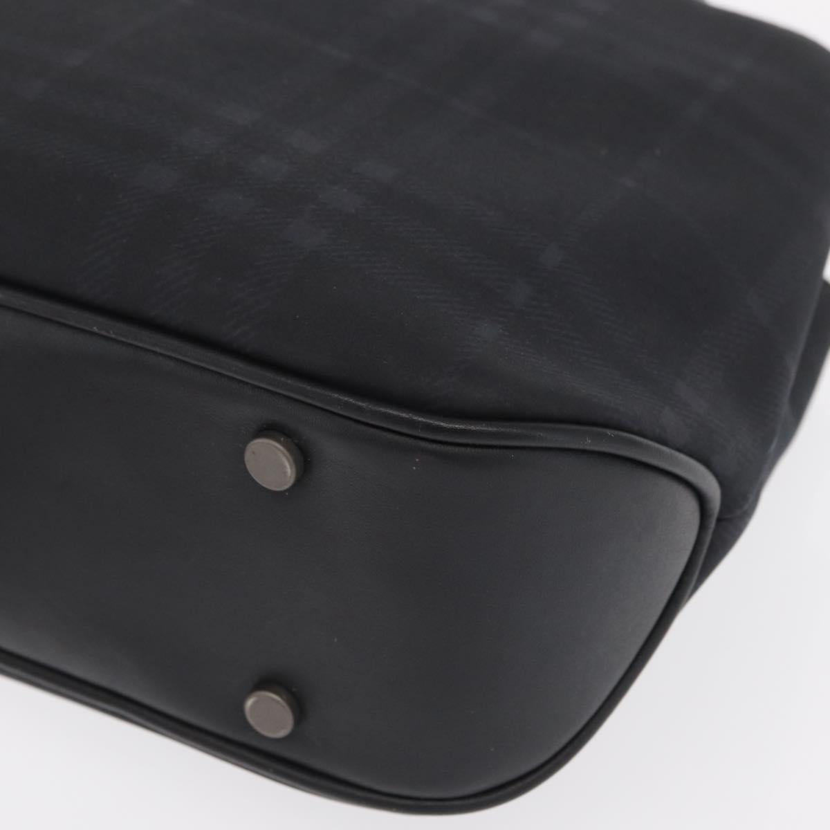 BURBERRY Nova Check Hand Bag PVC Brown Auth BA10231