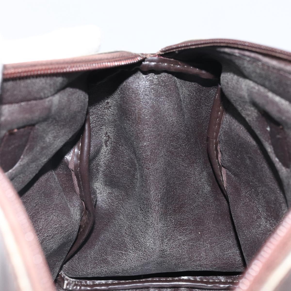 Christian Dior Trotter Canvas Hand Bag Beige Auth BA10263