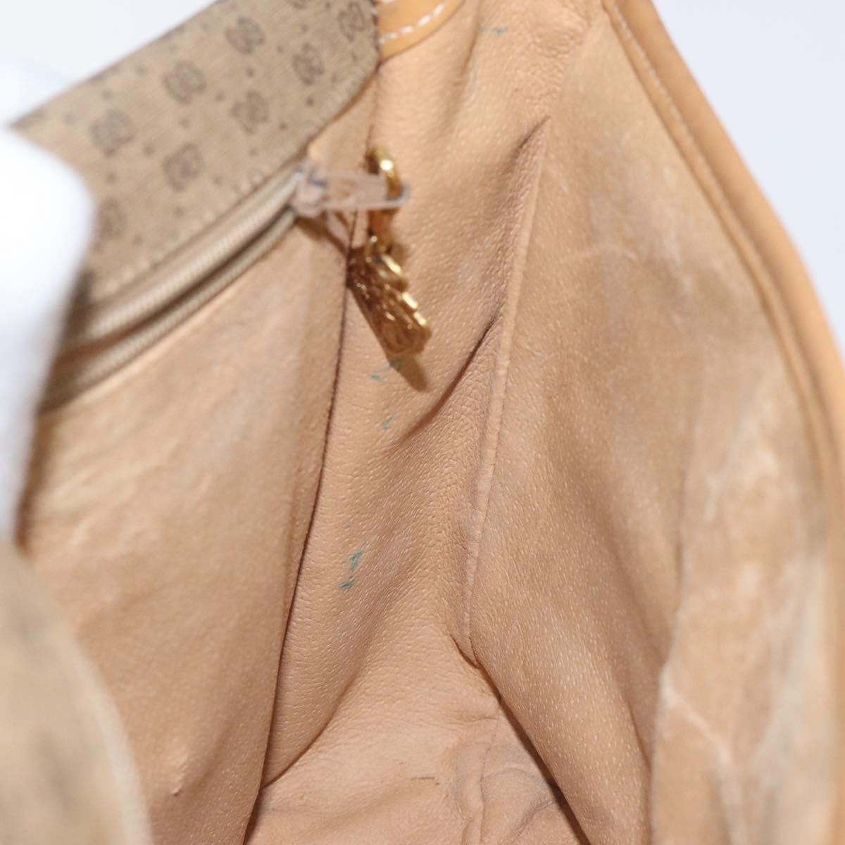 GUCCI GG Supreme Shoulder Bag PVC Beige Gold 001 261 0688 Auth BA1027