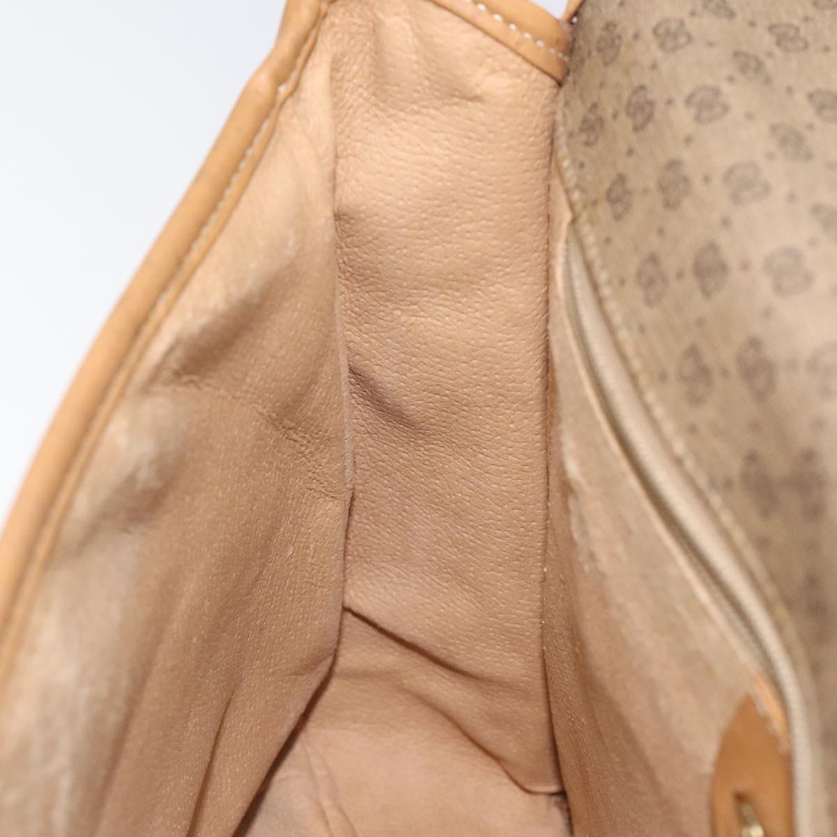 GUCCI GG Supreme Shoulder Bag PVC Beige Gold 001 261 0688 Auth BA1027