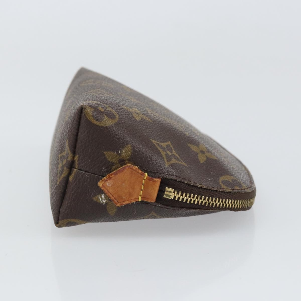 LOUIS VUITTON Monogram Pochette Cosmetic PM Cosmetic Pouch M47515 Auth BA10287