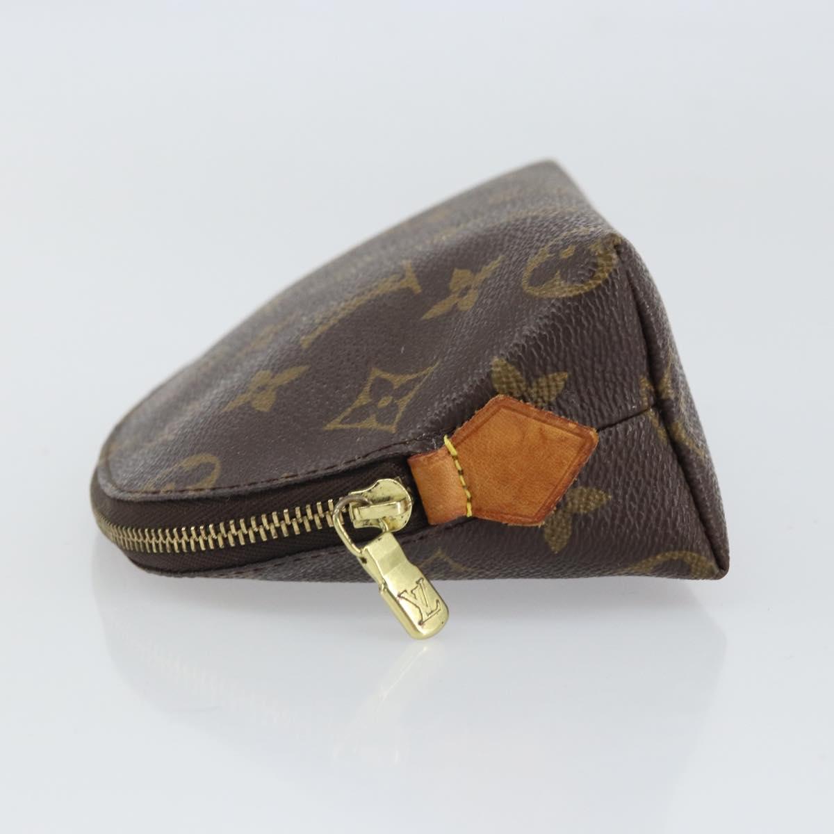 LOUIS VUITTON Monogram Pochette Cosmetic PM Cosmetic Pouch M47515 Auth BA10287
