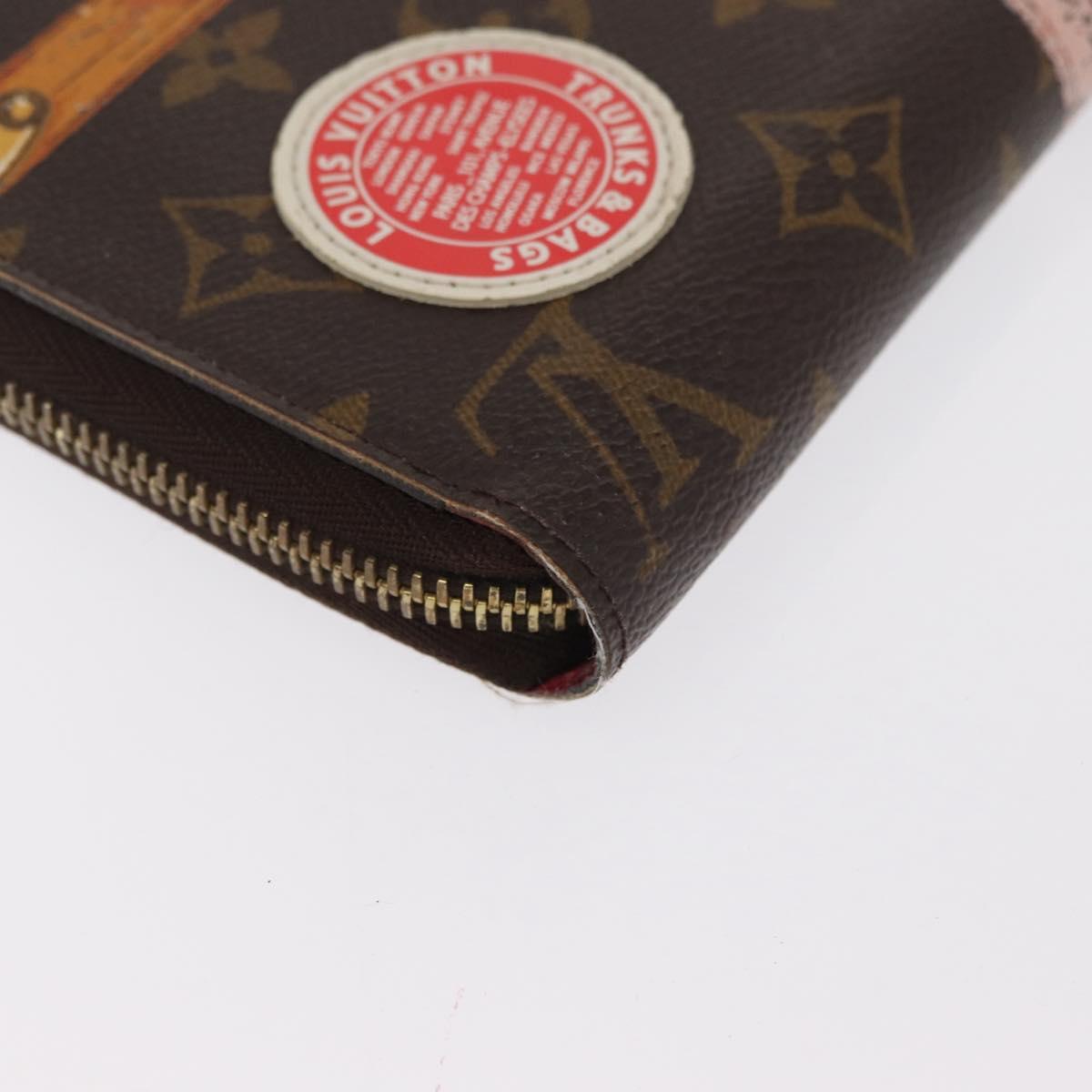 LOUIS VUITTON Monogram Summer Trunk Zippy Wallet Long Wallet M62616 Auth BA10295