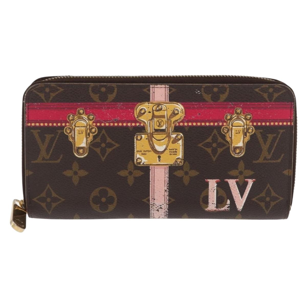 LOUIS VUITTON Monogram Summer Trunk Zippy Wallet Long Wallet M62616 Auth BA10295