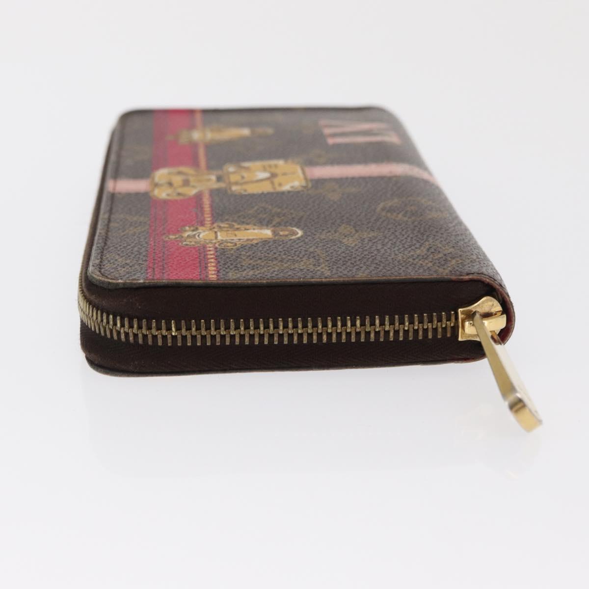 LOUIS VUITTON Monogram Summer Trunk Zippy Wallet Long Wallet M62616 Auth BA10295