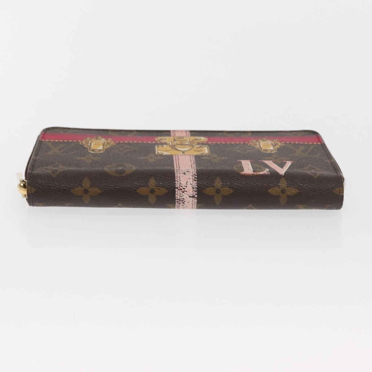 LOUIS VUITTON Monogram Summer Trunk Zippy Wallet Long Wallet M62616 Auth BA10295
