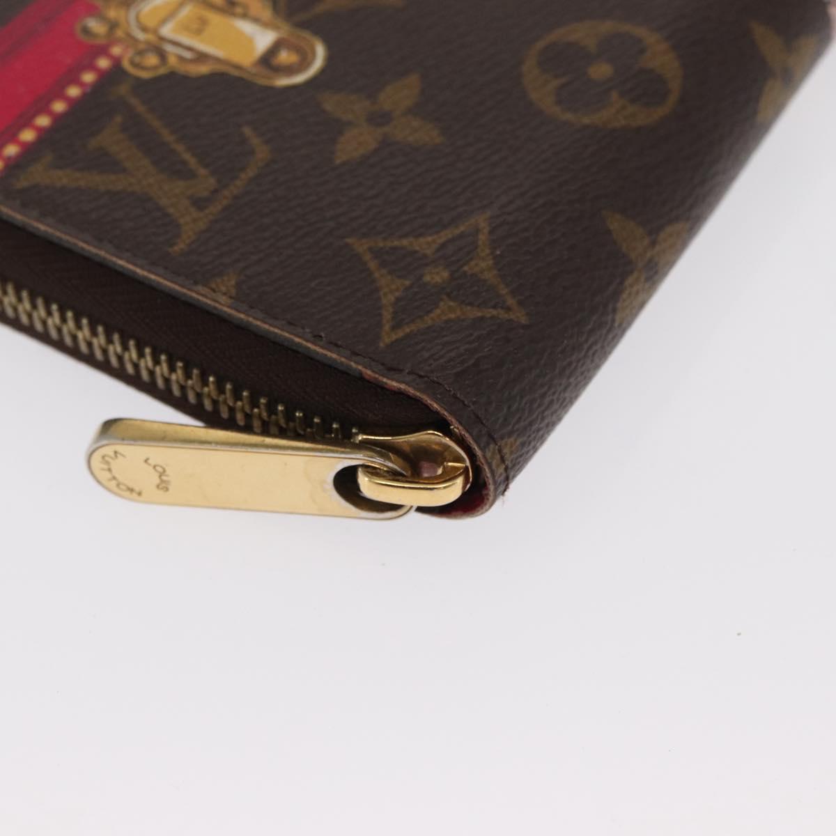 LOUIS VUITTON Monogram Summer Trunk Zippy Wallet Long Wallet M62616 Auth BA10295