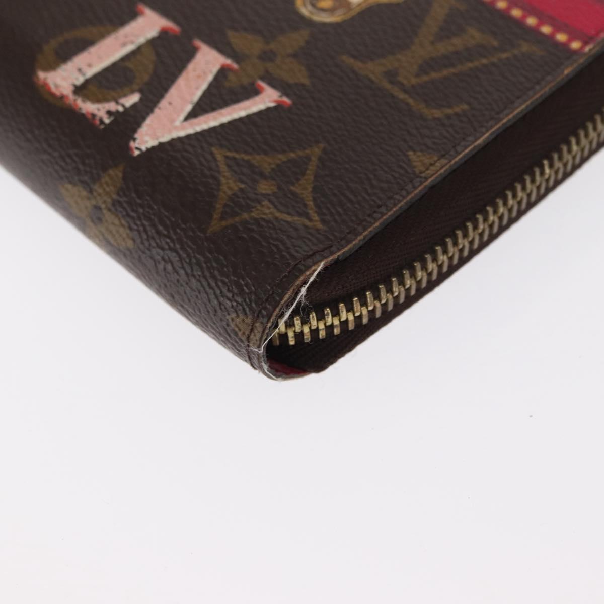 LOUIS VUITTON Monogram Summer Trunk Zippy Wallet Long Wallet M62616 Auth BA10295