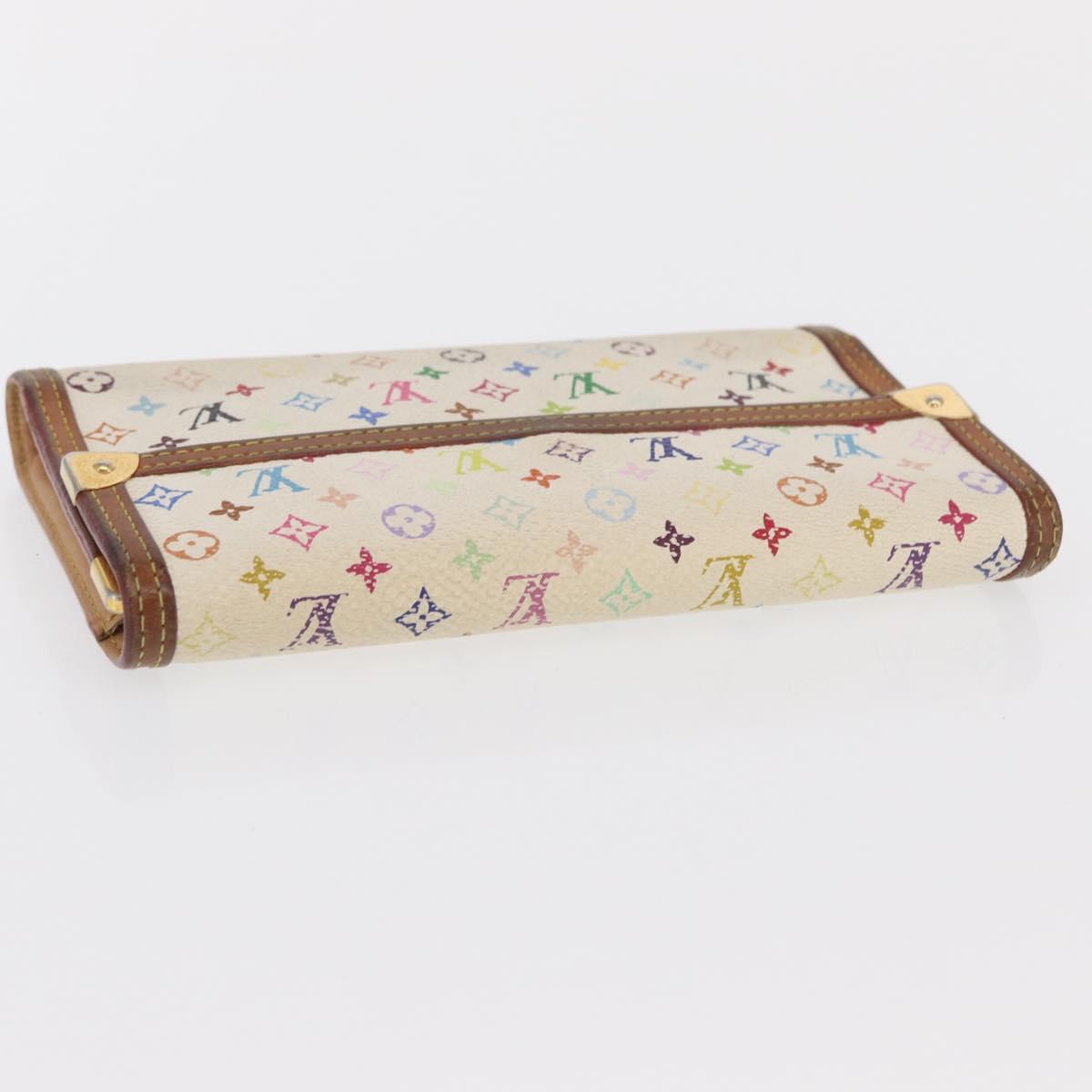 LOUIS VUITTON Multicolor Porte Tresor International Wallet M92659 Auth BA10304
